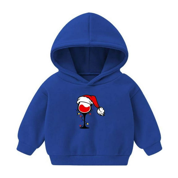 Zwiiyzr 2025 Girls Hooded Sweatshirt Long Sleeve Pullover Crop Tops Kids Fleece Sweatshirts For 5-14 Years Hot Pink