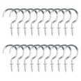 thumbnail image 7 of 20pcs Cup Ceiling Hooks 1/2 Inch Chrome Plating Screw-in Ceiling Wall Thread Hooks Great for Indoor Outdoor Plants, 7 of 7