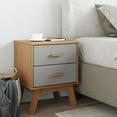 thumbnail image 2 of vidaXL Bedside Cabinet OLDEN Brown Solid Wood Pine, 2 of 27