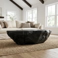 thumbnail image 2 of Black Concrete Coffee Table, Sturdy Design and Smooth Surface for Living Areas, 2 of 6