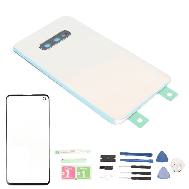 Back Glass Cover, Closely Fit DIY Installation Phone Glass Screen Replacement For Maintenance Black,White,Orange,Blue
