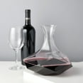 thumbnail image 4 of Viski Seneca Faceted Wine Decanter, Glass Pitcher, Party, Home Bar, 64 oz, 4 of 6