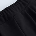 thumbnail image 5 of Hvyesh Women's Wide Leg Work Pants Maternity Mama High Waist Dress Palazzo Pants Trendy Wide Leg Jogger Trousers with Pockets, 5 of 7