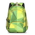thumbnail image 2 of Green and Yellow Modern Art Geometric Backpack for School,Cute School Bag,Schoolbag with Adjustable Shoulder Straps & Padded Back,16.9 Inch, 2 of 5