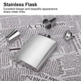 thumbnail image 4 of Hip Flask Stainless Steel Water Liquor Flask Funnel Spirits Pot With Two Wine Cups Set For Birthday Gift Box 7oz, 4 of 8