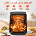 thumbnail image 2 of Parcus 3QT Digital Air Fryer – 400℉ max, auto shut-off, nonstick dishwasher-safe basket, bake & reheat -Black, 2 of 7