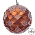 thumbnail image 3 of Vickerman 4.75" Copper Net Beaded Ball, 3 per Bag, 3 of 3