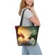 thumbnail image 2 of Balery Castle Red Green Sky Dragon Bolsa de Hombro con Diseño, Bolsa Grande y Duradera, Bolsa Versátil para Compras, 2 of 6