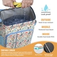 thumbnail image 2 of Travel Cooler Bag - Pioneer Flower Camping Beer Cooler Backpack with Bottle Opener- Waterproof Insulated Picnic Backpacks - Cooler Bag for Beach, 2 of 6