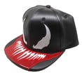 thumbnail image 2 of Gorra de béisbol Venoms Anime Snapback de piel sintética de 58 a 60 cm, 2 of 5