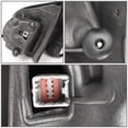 thumbnail image 6 of DNA Motoring TWM-058-OE-T222-BK-CL-R For 2015 to 2018 Ford F-150 Factory Style Manual Adjustment Right Passenger Side Door Rear View Mirror 16 17, 6 of 6