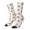 White, variant on Hippos Driving A Car Print Athletic Socks for Men & Women – Cushioned Moisture-Wicking Crew Socks for Sports, Running, and Training, Soft & Breathable Size 5-11