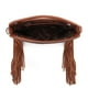thumbnail image 5 of Bandolera Montana West Wrangler de piel con flecos para mujer, 5 of 7