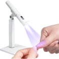 thumbnail image 1 of Mini UV LED Nail Lamp for Gel Polish, Portable Flash Cure Light with 360 Rotatable Magnetic Stand, Rechargeable Handheld Pen for Quick Curing Nail Art, DIY Home Manicure and Travel, 1 of 8