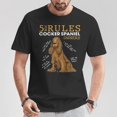 thumbnail image 2 of 5 Rules for Cocker Spaniel Owners Graphic Tee Unisex Adult Cotton Casual Comfortable Lightweight Shirt for Everyday Wear, Size 2XL, Color Black, 2 of 3