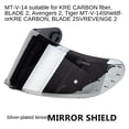 thumbnail image 2 of Reempzo de Visera de Casco de Motocicleta Espejo Antinieb List MT-V- Chapado en pta Pteado Sunnimix lente de cascos de moto, 2 of 6