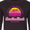 thumbnail image 4 of Inktastic Summer Enjoy the Sunshine Carolina Beach North Carolina Pink Long Sleeve Youth T-Shirt, 4 of 5