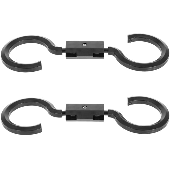GETAJGHSD 2-Pack Black Car Back Seat Hooks, Easy Install Multifunctional Holder for Purses, Bags, and Accessories