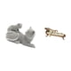 thumbnail image 5 of Figura de escritorio,Estatua de gato,linda estantería,escritorio,decoración del hogar,Sofá en miniatura para muñecas,Muebles de casa de muñecas a escala 1/12,modelo de sofá de, 5 of 8