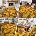 thumbnail image 5 of 5'x8' Area Rugs, Fall Maple Leaves Indoor Outdoor Area Rug for Living Room Bedroom, Autumn Orange Deciduous Pastoral Washable Bathroom Rugs Kitchen Floor Carpet Mats Home Decor Aesthetic, 5 of 8