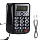thumbnail image 1 of Teléfono fijo con cable teléfonos con cable para el hogar Teléfono con cable de doble puerto Pantalla LCD Teléfono con cable con identificador de llamadas para, 1 of 7