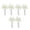 White, variant on Luxury Wedding Hair Accessory Fabric Rose Clip For Bride Friend Doings