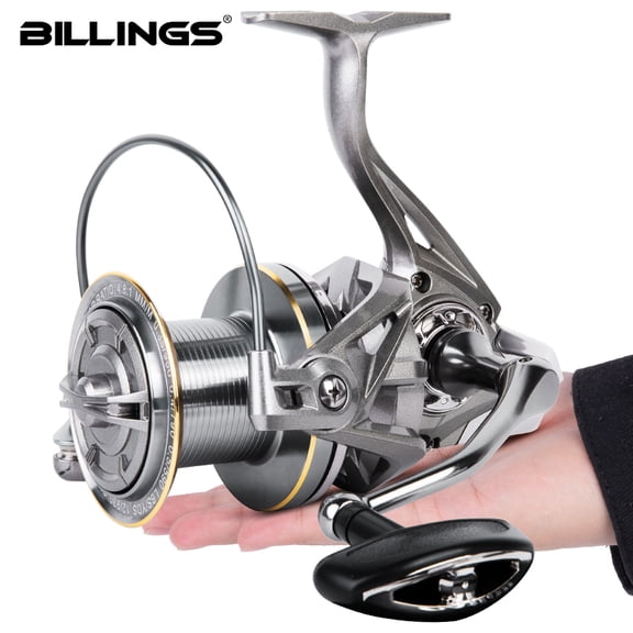 BILLINGS Big Fishing Reel Spinning Reel NGK 8000-14000 Stainless Steel Bearing 20KG Powerful Saltwater FreshWater Fishing Drag
