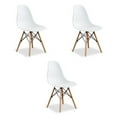thumbnail image 1 of Heavenly Collection White Wood Chair SET OF 3, 1 of 6