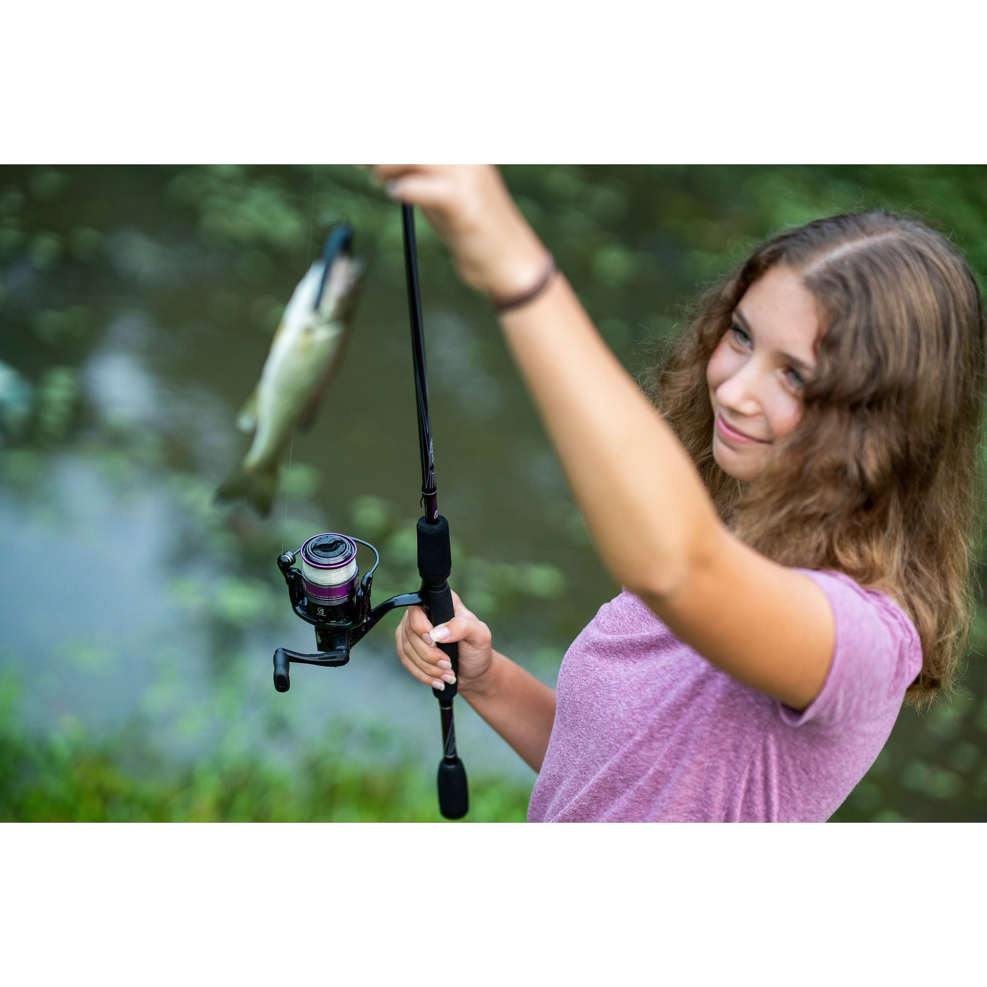 Abu Garcia 6'6” Gen IKE Youth Fishing Rod and Reel Baitcast Combo, 1-Piece  Rod, Size LP Reel, Right Hand Position, Fishing Rod and Reel for Kids