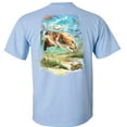 thumbnail image 3 of Fair Game Red Devil Fish T-Shirt Redfish-Light Blue-3x, 3 of 5