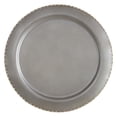 thumbnail image 4 of Saro Lifestyle Dot Rim Metal Charger Plates (Set of 4) Gold, 4 of 5