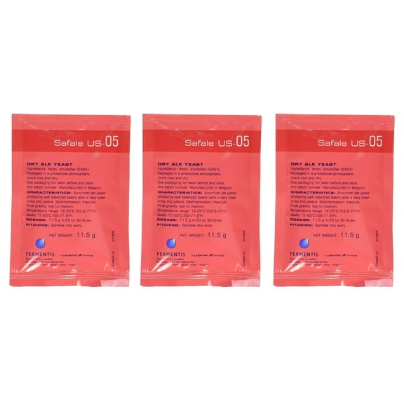 Safale US-05 (3 ct.11.5 g Packs)