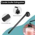 thumbnail image 2 of Saiveina 3 in 1 Candle Accessory Set, Candle Wick Trimmer, Candle Wick Dipper, Candle Snuffer, Candle Care Kit with Gift Package for Candle Lover(Black), 2 of 7