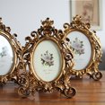 thumbnail image 3 of Hongchun Vintage Picture Frame 4x6 Inch, Oval Antique with Glass Front golden, 3 of 5