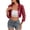 Wine, variant on Lace Cardigan for Women Oversized 3/4 Sleeve V-Neck Blouse Casual Comfy Loose Top Spring Summer Beach Cover-Up Boho Chic Tops, Blue XL