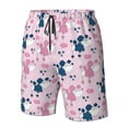 thumbnail image 5 of Naloa Cartoon Poodle Dog Men's Beach Shorts, Surfing shorts, Swim trunks, Quick Dry Swim Trunks for Surfing Beach Fun - Large, 5 of 9