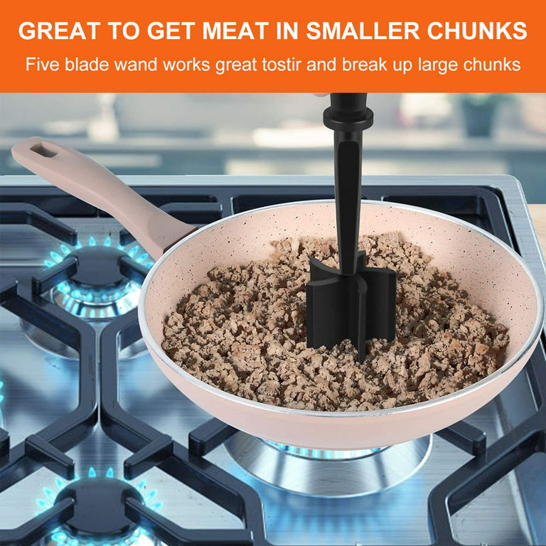  Upgrade Meat Chopper, Heat Resistant Meat Masher for