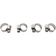 thumbnail image 1 of Helix Racing Hose Clamp 114-6404 0.23 Inch To 0.62 Inch Clamping Range; Worm Gear Style; Stainless Steel; Pack Of 4, 1 of 1