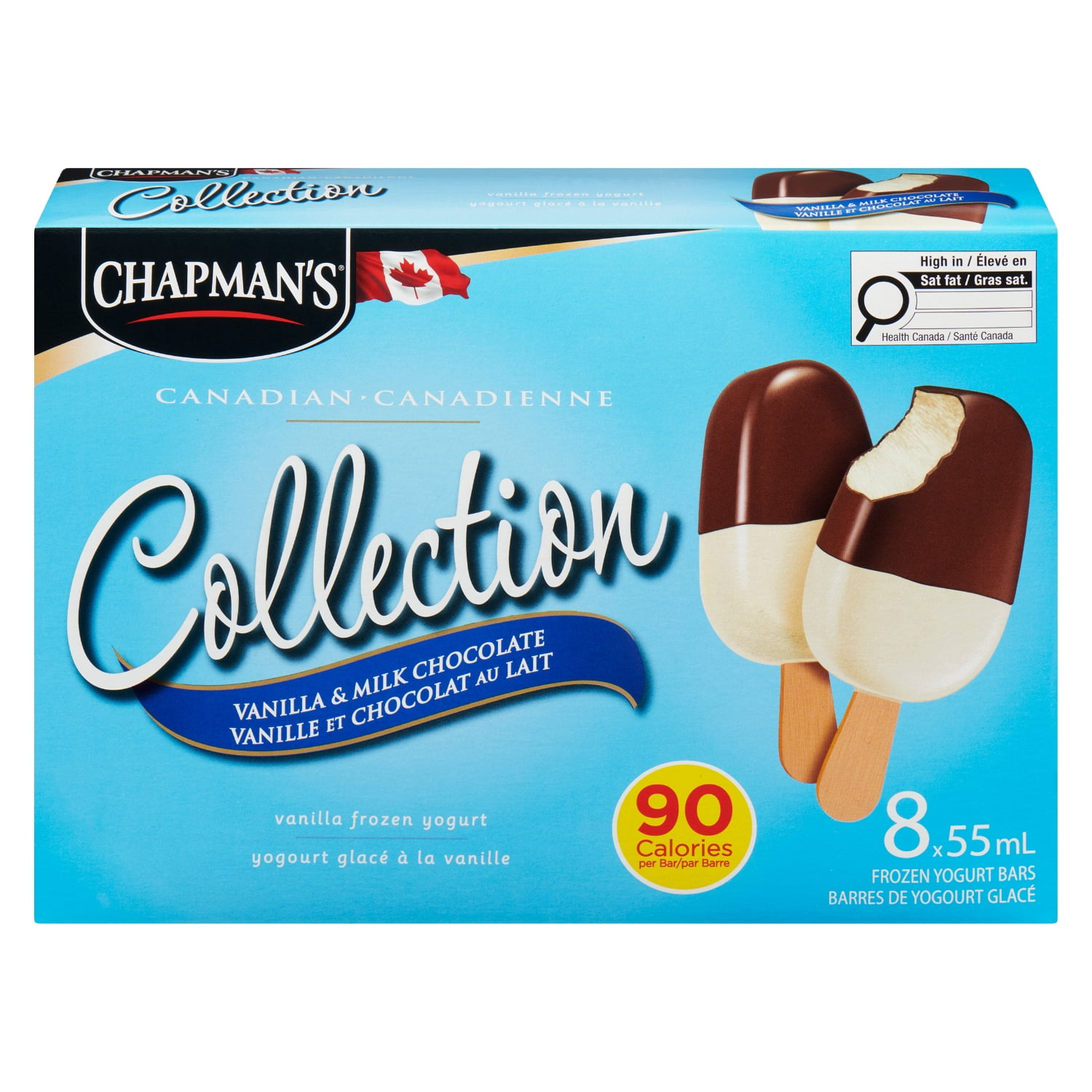 Chapman's Low Calorie Canadian Collection Vanilla & Milk Chocolate