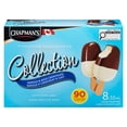 thumbnail image 1 of Chapman's Low Calorie Canadian Collection Vanilla & Milk Chocolate Frozen Yogurt bar in a Carton, 8 x 55mL, 1 of 5