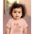 thumbnail image 2 of Happy Easter Flower Bunny Shirt for Women Youth and Toddler Girls Girly Matching Easter Tee Peach Shirt 12 Months, 2 of 5