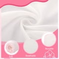 thumbnail image 6 of KABOER 20 Pcs Muslin Baby Washcloths, Cotton 6-Layer Wash Cloths for Sensitive Skin, 12"x12" Large, Ultra Soft and Absorbent Infant Essentials for Newborn and Toddlers, White with Pink Trim, 6 of 7