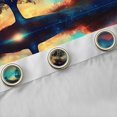 thumbnail image 4 of Homewish Tree Of Life Botanical Art Kitchen Curtains,Watercolor Gradient Black Out Curtains Pack of 2 (42x63 Each), 4 of 6