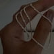 thumbnail image 2 of Gargantilla de color plata brillante para mujer, elegante collar de cadena de clavícula, ideal para fiestas, bodas, regalos de joyería, 2 of 5