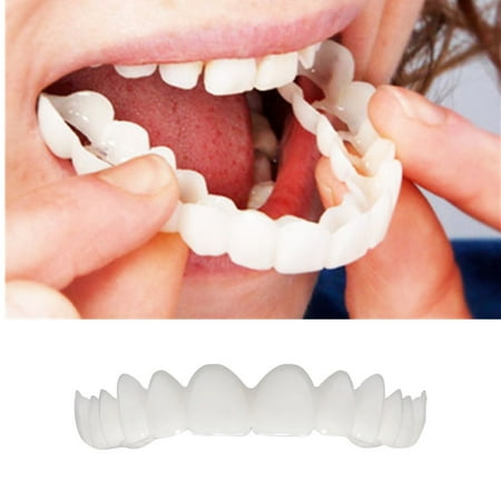 - Mosunx Comfort Fit Flex Cosmetic Teeth Denture Teeth Top Cosmetic Veneer