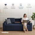 thumbnail image 2 of Sofá CAMA Easy Living Milan Azul Marino, 2 of 6