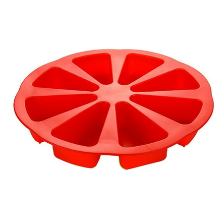 

Silicone Cake Pan Baking Mold Food-grade Healthy Material Baking Mold for Pizza Pie Bread Baking Cake Decorating Red
