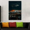 thumbnail image 5 of OWNSERIES Home Decor Beautiful Architecture Building Cityscape Pattern Canvas Wall Art Paintings for Living Room - Canvas Framed Print Wall Artworks Ship From US Warehouse, 5 of 5