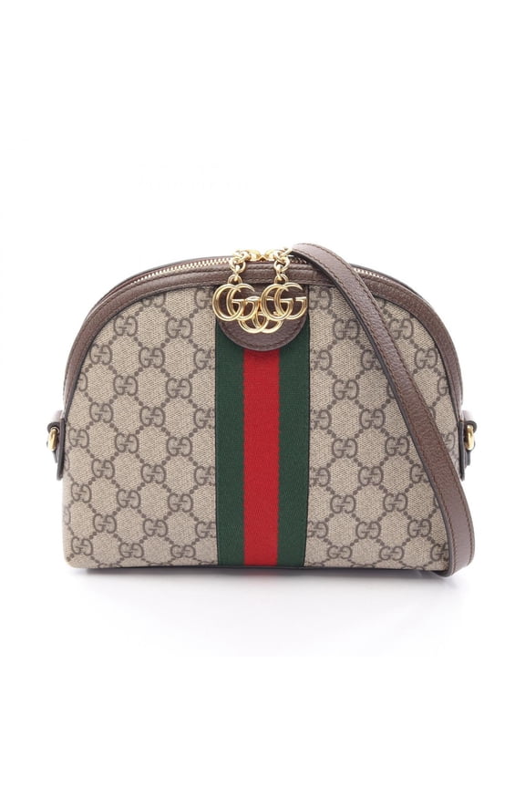 Pre-Owned Gucci Ophidia GG Supreme Shoulder Bag/Handbag, Coated Canvas and Leather, Women's,...