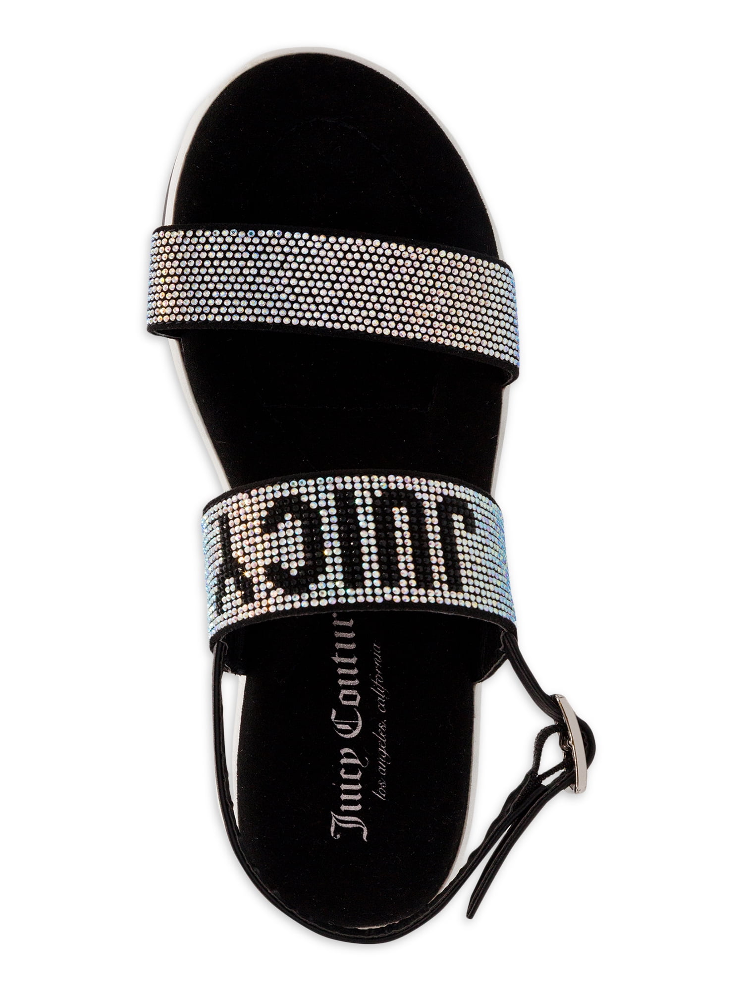 Juicy Couture Women's Idol Beaded Platform Stretch Sandal